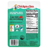 Chicken Of The Sea Light Tuna Packet, 2.5 Ounce, 12 Per Case