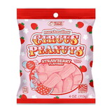 Melster Strawberry Circus Peanuts Peg Bag, 4 Ounce, 10 Per Case