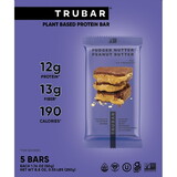Trubar Smother Fudger Peanut Butter Protein Bar, 5 Count, 6 Per Case