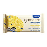 Gomacro Lemon + Lemon Bar, 1 Count, 12 Per Pack, 12 Per Case