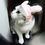 TopTie Pink Pet Hat with Rabbit Ears, Pet Costume Essential for Spending Winter, Rabbit Hat