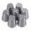 7 Pcs 304 stainless steel Russian Piping Tips Baking Supplies Set Cake Decorating Tips for Cupcake Cookies Birthday Party