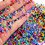 24000pcs 2mm Glass Seed Beads 24 Colors Loose Beads Kit Bracelet Beads with 24-Grid Plastic Storage Box for Jewelry Making DIY Material