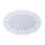 Aspire Oval Disposable Lace Doilies Cake Placemats White Table Dinner Party Decoration 140Pcs/Pack