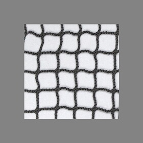 Douglas 26018R Pylon #420 Knotless 7/8&#8243; SQ Mesh Black Netting, w/Sewn Rope Border