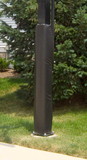 Douglas 29220 Wraparound Pole Pad, Black, 6′ High X 18″ Wide X 2″ Thick w/Velcro Straps