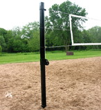 Douglas 65250 VBS-3.5 SQ Outdoor Power Volleyball System, 3.5″ SQ Steel, Black