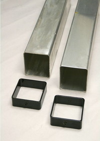 Douglas 65270 GS-36SQ Aluminum Ground Sleeves 36&#8243; Long for 4&#8243; SQ Posts w/Collars (For Sand VB)