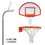 Douglas 69435 Gooseneck 3.5 FAL Basketball System, Price/Each