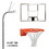 Douglas 69443 Gooseneck 4.5 RPGR Basketball System, Price/Each