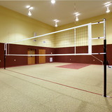 Draper SVS Steel Volleyball System. w/ Posts, Net, and Combo Antennas / Boundary Markers