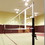 Draper SVS Steel Volleyball System. w/ Posts, Net, and Combo Antennas / Boundary Markers - Center SVS Standard
