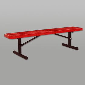 Draper Portable Player Benches, 2 ft. x 12" Thermoplastic Coated Expanded Metal Planks