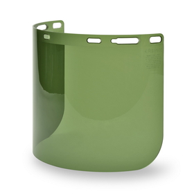 Elvex Deltuplus FS-15LG Dark Green Molded Cylinder Lexan&#174; Face Shield