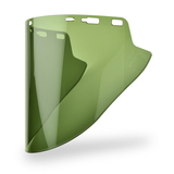 Elvex Deltuplus FS-18LG Dark Green Molded Cylinder Lexan® Face Shield