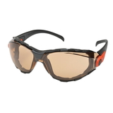 Elvex Deltuplus GG-40BB50-AF Go-Specs Goggle-Like Foam Lined Eyewear With 50% Vlt Copper Blue Blocker Supercoat Anti-Fog Lens