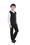 TOPTIE 5 Pack Unisex V-Neck Sleeveless Sweater Cotton Pullover Kids School Vest Uniforms, Black
