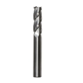 Drill America MMO1/32-4FSE 1/32 Carbide 4 Flute Uncoated (Bright) 1/8 Flute Length 1-1/2 Overall Length 1/8 Shank Single End Square End Mill