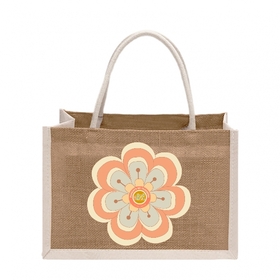 PAT - Flower Power 2 - Natural Tote