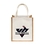 TOPTIE Custom Canvas Burlap Tote Bag, Logo Printed Bridesmaid Proposal Bag for Wedding Personalized Shopping Bag