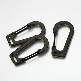 GOGO 2.0 Inch Mini Aluminum Carabiner 6.6lbs Load Bearing Spring Hook Keychain for Outdoor EDC