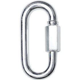 GOGO Galvanized Iron Screw Lock Carabiner Clips Track Shaped Quick Connect Snap Hooks for Outdoor Camping Hiking Keychains and Pet Leashes