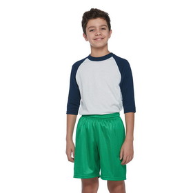 Soffe 060B Youth Poly Mini Mesh Short