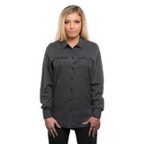 Custom Burnside 5200 Ladies' Solid Flannel Shirt