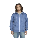 Delta Apparel 94300 Adult Unisex Snow Heather French Terry Zip Hoodie
