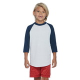 Soffe B209 Youth Raglan Baseball Tee