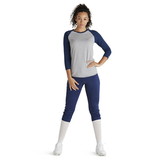 Soffe Intensity N210W Women's Fastpitched Heathered Tee