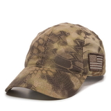 Outdoor Cap TAC-600 Tactical Camo Hat with US Flag
