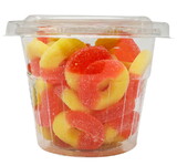 Prepack Gummi Peach Rings 12/7.5oz, 057802