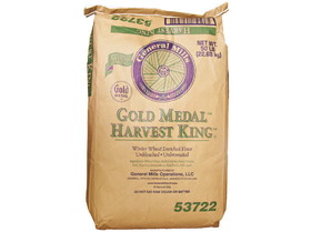 General Mills Harvest King Enriched Unbleached Flour 50lb, 140029