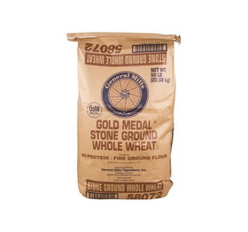 General Mills GM Stone Ground Whole Wheat Flour 50lb, 140076