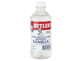 Butler's Best Clear Double Strength Imitation Vanilla 12/8oz, 170245