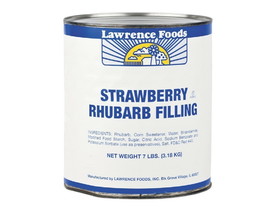 Lawrence Strawberry Rhubarb Pie Filling 6/10, 181155