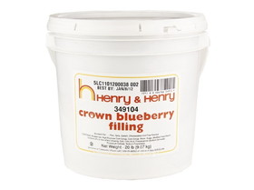 Henry & Henry Blueberry Pie Filling 20lb, 182295