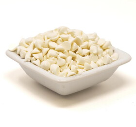 Blommer White Confectionery Drops 4M 50lb, 219077