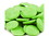 Merckens Light Green Coating Wafers 25lb, 224062, Price/Case