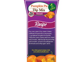 Bulk Foods Natural Pumpkin Pie Dip Mix, No MSG Added* 5lb, 278075