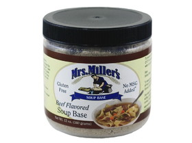 Mrs. Miller's Beef Flavored Soup Base 6/12oz, 428503