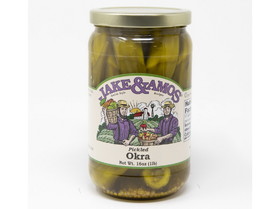 Jake & Amos J&A Pickled Okra 12/16oz, 445397