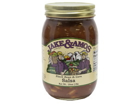 Jake & Amos J&A Black Bean & Corn Salsa 12/16oz, 445439