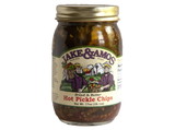 Jake & Amos J&A Hot Bread & Butter Pickle Chips 12/17oz, 445536