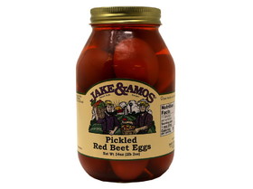 Jake & Amos J&A Pickled Red Beet Eggs 12/34oz, 445990