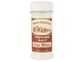 Amish Country Popcorn Fine White Popcorn Salt 12/6oz, 496710