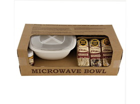 Amish Country Popcorn Microwave Popcorn Gift Bowl Set 1ea, 496830