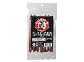 Goldrush Farms Black Peppered Smokie Beef Sticks 12/7oz, 507300