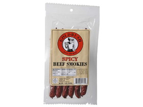 Goldrush Farms Spicy Beef Smokies Sticks 12/7oz, 507310